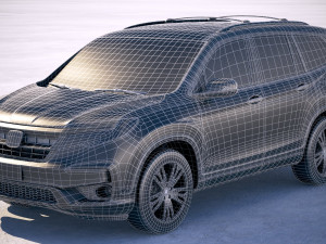 Honda Pilot 2019 3D 模型