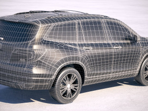 Honda Pilot 2019 3D 模型
