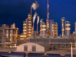Huge Refinery 3D 모델