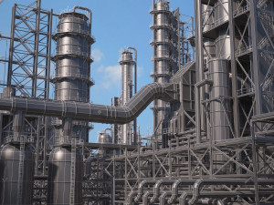 Huge Refinery 3D 모델