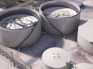 Huge Refinery 3D Model