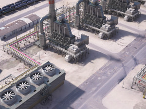 Huge Refinery 3D 모델