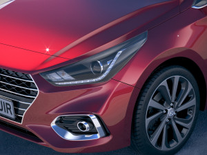 Hyundai Accent 2018 3D 模型