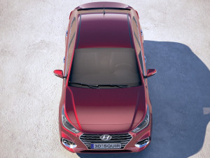 Hyundai Accent 2018 3D 模型
