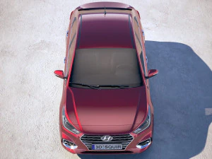 Hyundai Accent 2018 3D Model