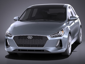 Hyundai Elantra GT 2018 3D 模型
