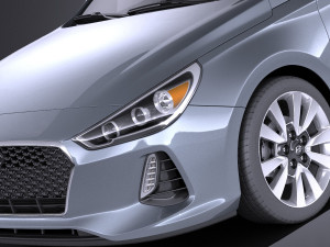 Hyundai Elantra GT 2018 3D 模型