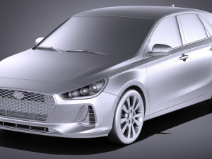 Hyundai Elantra GT 2018 3D 模型