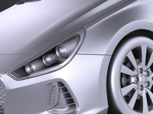 Hyundai Elantra GT 2018 3D 模型