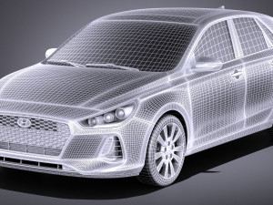 Hyundai Elantra GT 2018 3D 模型