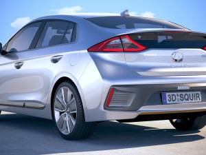 Hyundai Ioniq Electric 2018 3D 모델