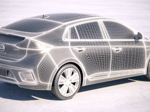 Hyundai Ioniq Electric 2018 3D 모델