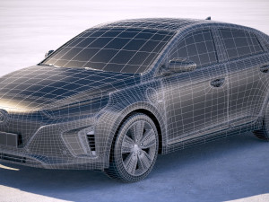 Hyundai Ioniq Electric 2018 3D 모델