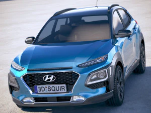Hyundai Kona 2018 3D Model