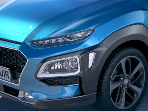 Hyundai Kona 2018 3Dモデル