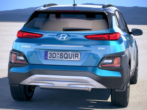 Hyundai Kona 2018 3D Model