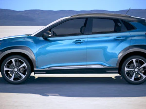 Hyundai Kona 2018 3D Model