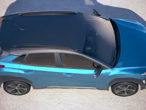 Hyundai Kona 2018 3D Model