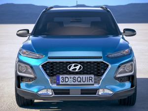 Hyundai Kona 2018 3Dモデル