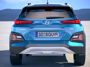 Hyundai Kona 2018 3D Model