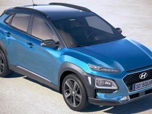 Hyundai Kona 2018 3D Model