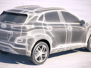 Hyundai Kona 2018 3D Model