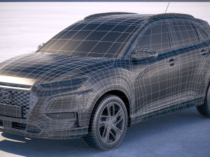 Hyundai Kona 2018 3Dモデル
