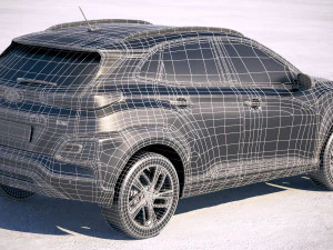 Hyundai Kona 2018 3D Model