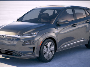 Hyundai Kona Electric 2019 3D Model