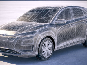 Hyundai Kona Electric 2019 Modèle 3D