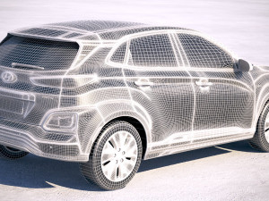Hyundai Kona Electric 2019 Modèle 3D