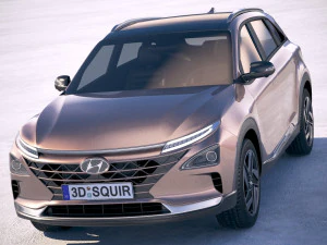 Hyundai Nexo 2019 3D Model