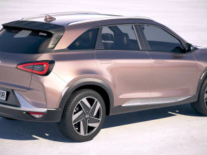 Hyundai Nexo 2019 3D Model