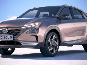 Hyundai Nexo 2019 3D Model
