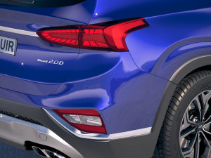 Hyundai Santa Fe 2019 3D 模型