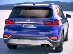 Hyundai Santa Fe 2019 3D 模型