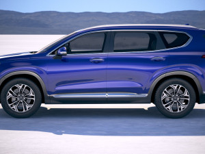 Hyundai Santa Fe 2019 3D 模型
