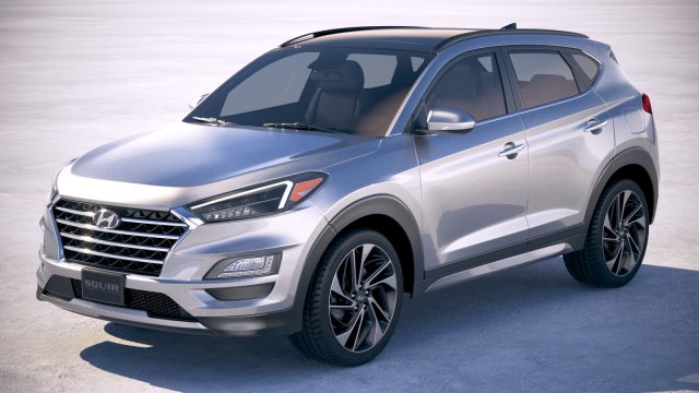 Hyundai Tucson 2018 Modelo 3D .c4d .max .obj .3ds .fbx .stl .blend