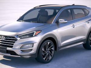 Hyundai Tucson 2018 3Dモデル