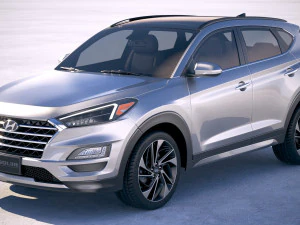 Hyundai Tucson 2018 3D Model