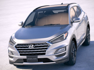 Hyundai Tucson 2018 Modelo 3D
