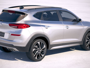 Hyundai Tucson 2018 Modelo 3D