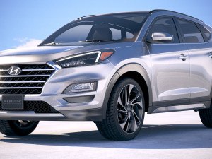 Hyundai Tucson 2018 Modelo 3D