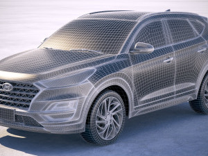 Hyundai Tucson 2018 Modelo 3D