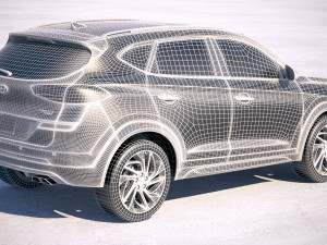 Hyundai Tucson 2018 Modelo 3D
