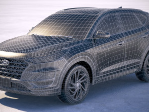 Hyundai Tucson 2018 Modelo 3D