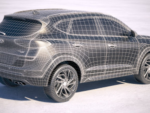 Hyundai Tucson 2018 Modelo 3D