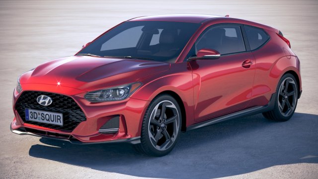 Hyundai Veloster 2019 Modello 3D .c4d .max .obj .3ds .fbx .stl .blend 