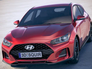 Hyundai Veloster 2019 3D Model