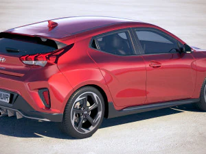 Hyundai Veloster 2019 3D Model